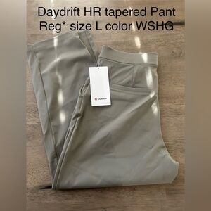 Lululemon Daydrift HR Tapered Pant Regular size L NWT